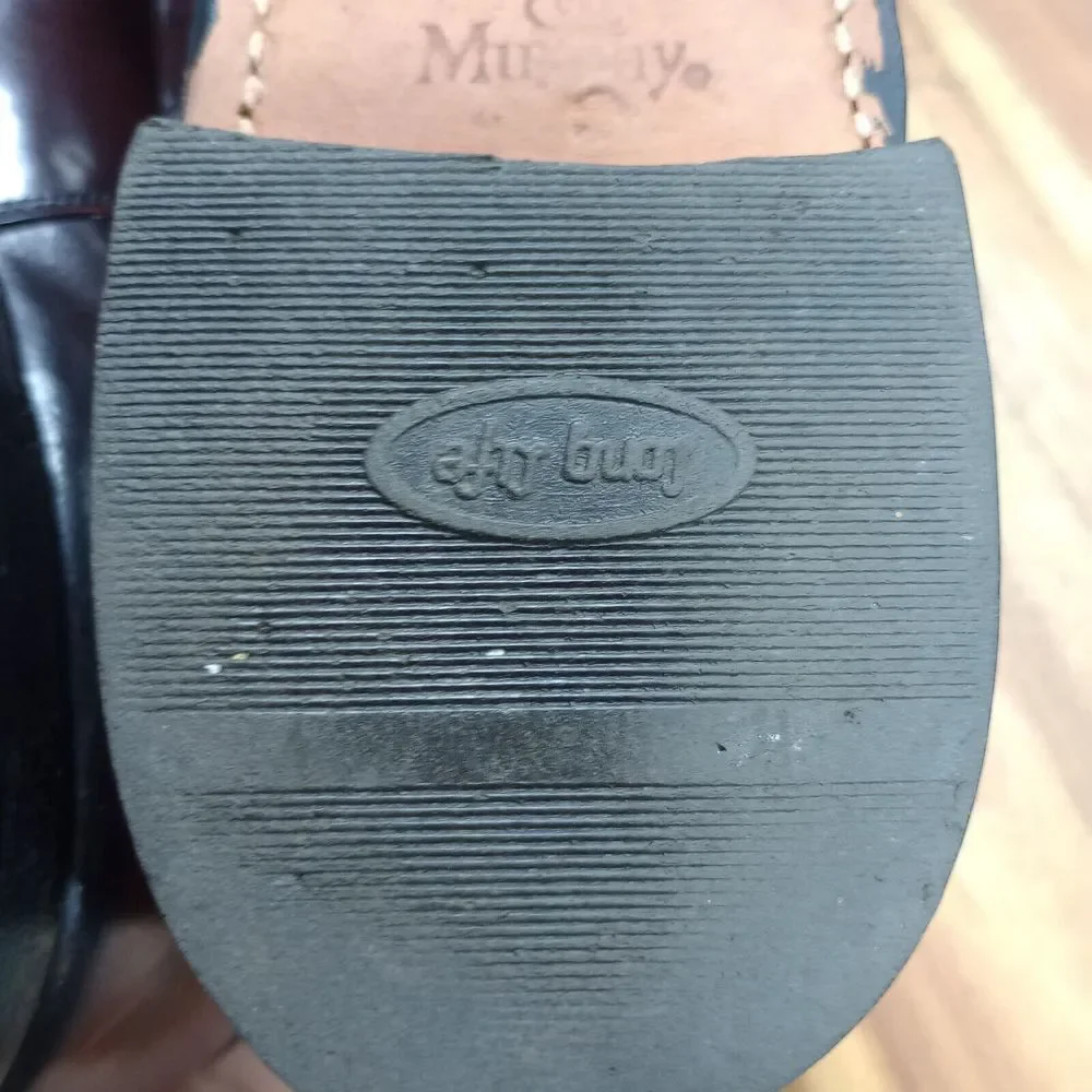 Johnston‎ Murphy Dress Shoes Mens Sz 8 D Martell Perf Wingtip Brown Leather
